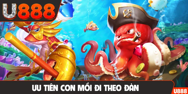 Ưu tiên con mồi đi theo đàn